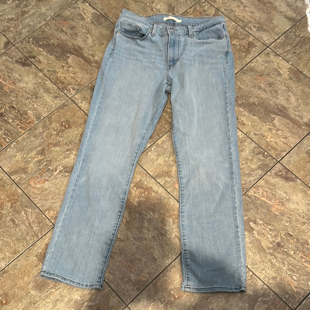 Signature by Levi Strauss Blue Straight Leg Jeans